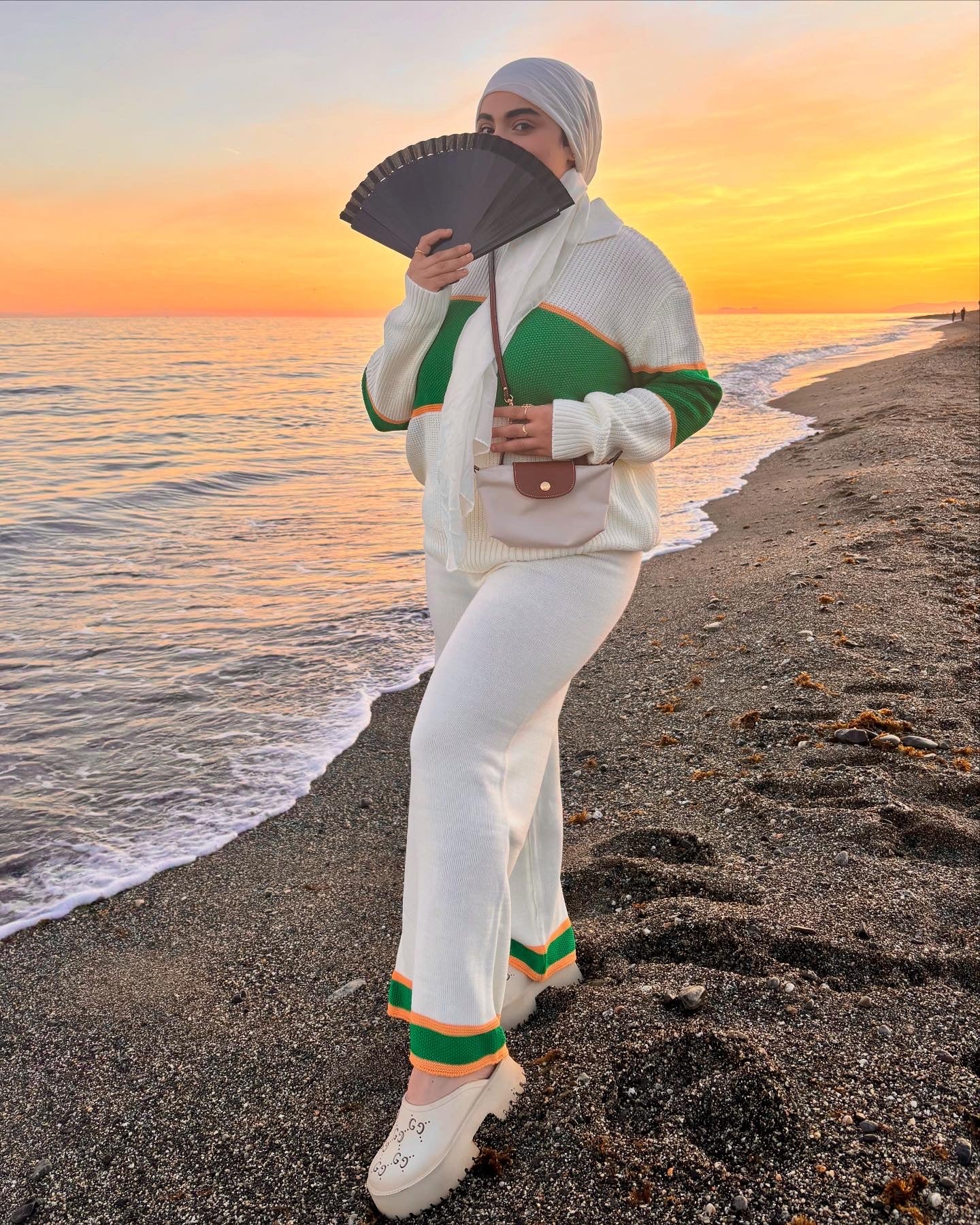 Conjunto Blanco y Verde