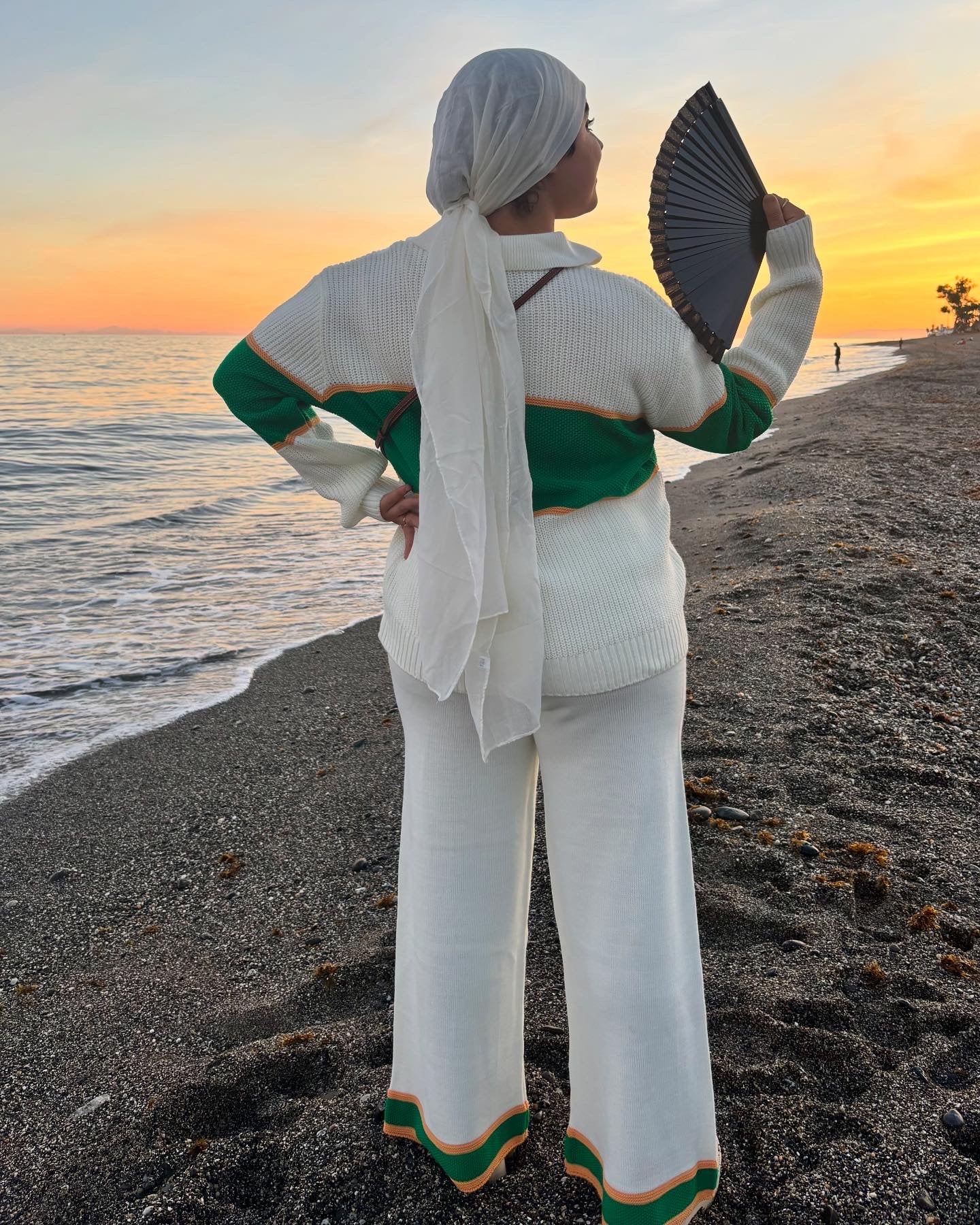 Conjunto Blanco y Verde